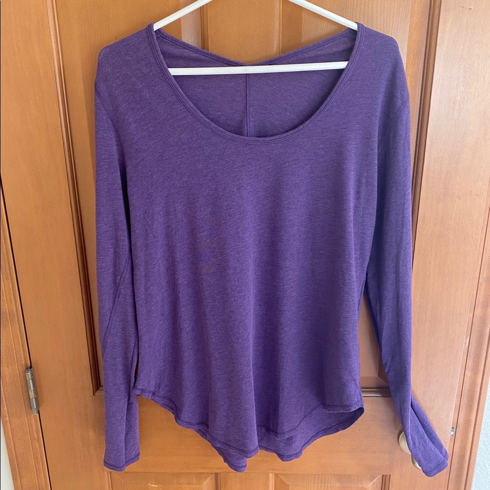 Lululemon Tops | Purple Long Sleeve Shirt